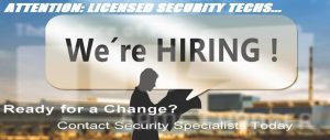 CT-Licensed & NY-Registered Service Technicians, service technicians in CT, connecticuct service technicians, security specialists service techs