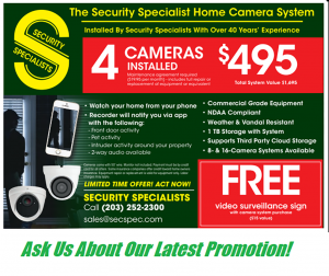 Special Promotion, Security Specialists Promotion, Limited-Timne Only Promotion, Home Camera Promotion, Home Camera Security Promotion, Security Specialists Home Promotion, security specialists residential promotion