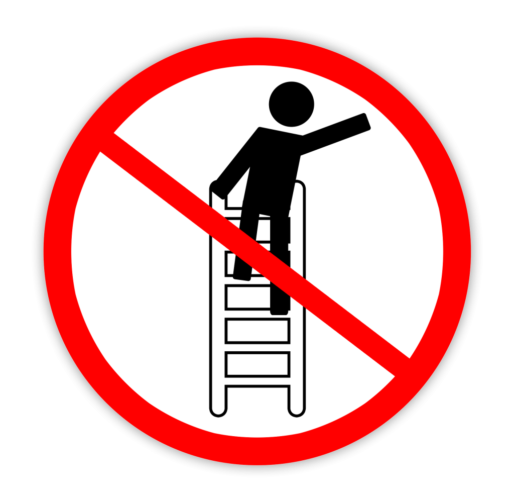 ladder fall prevention, security specialists ladder fall prevention, national ladder safety month, march is national ladder safety month, security specialists ladder safety tips, ladder safety tips, ladder fall prevention tips